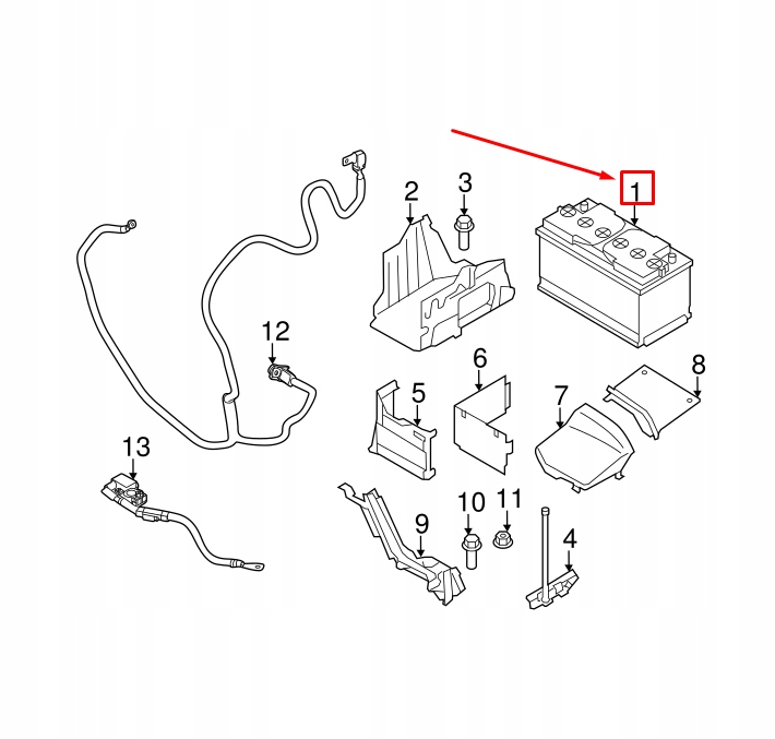 фото №9, Аккумулятор volvo xc70 mk2 32401204 оригинальный