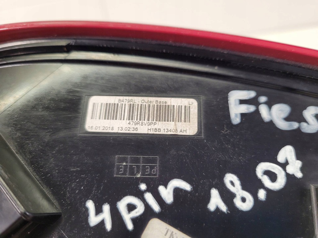 фото №10, Лампа задняя левая сторона ford fiesta 7 2019 h1bb13405 bh