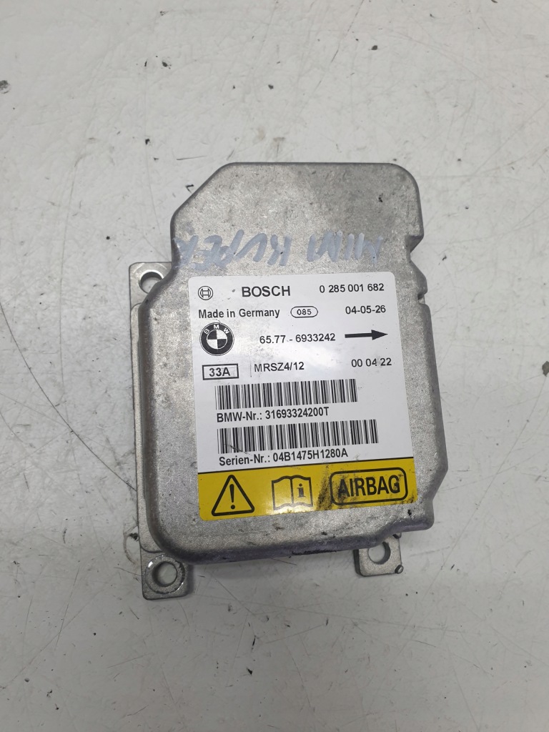 Модуль датчик подушка безопасности mini cooper r3 1.6 b 6933242 Доставка