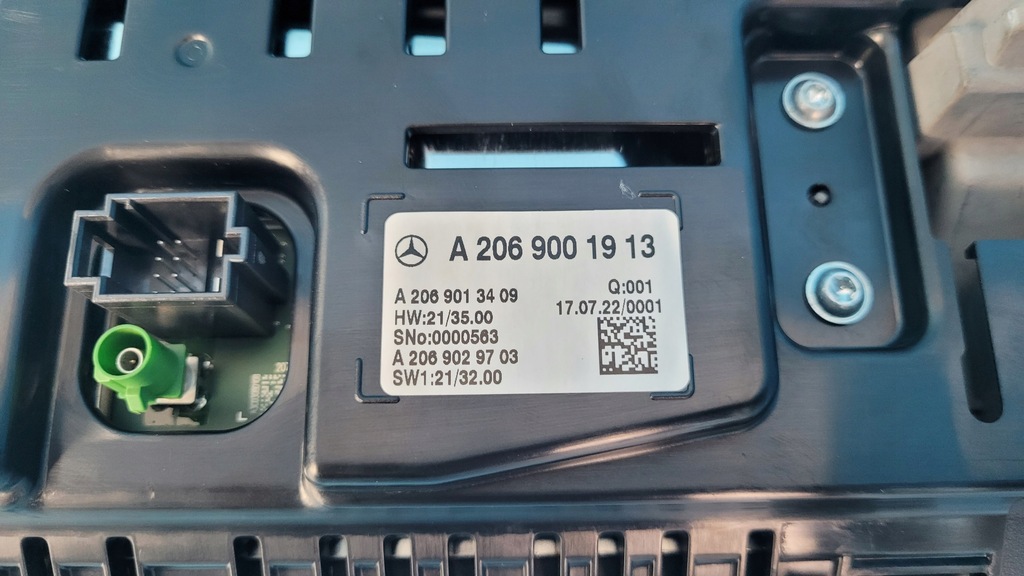 фото №7, Mercedes w206 23r экран счетчик дисплей a2069001913