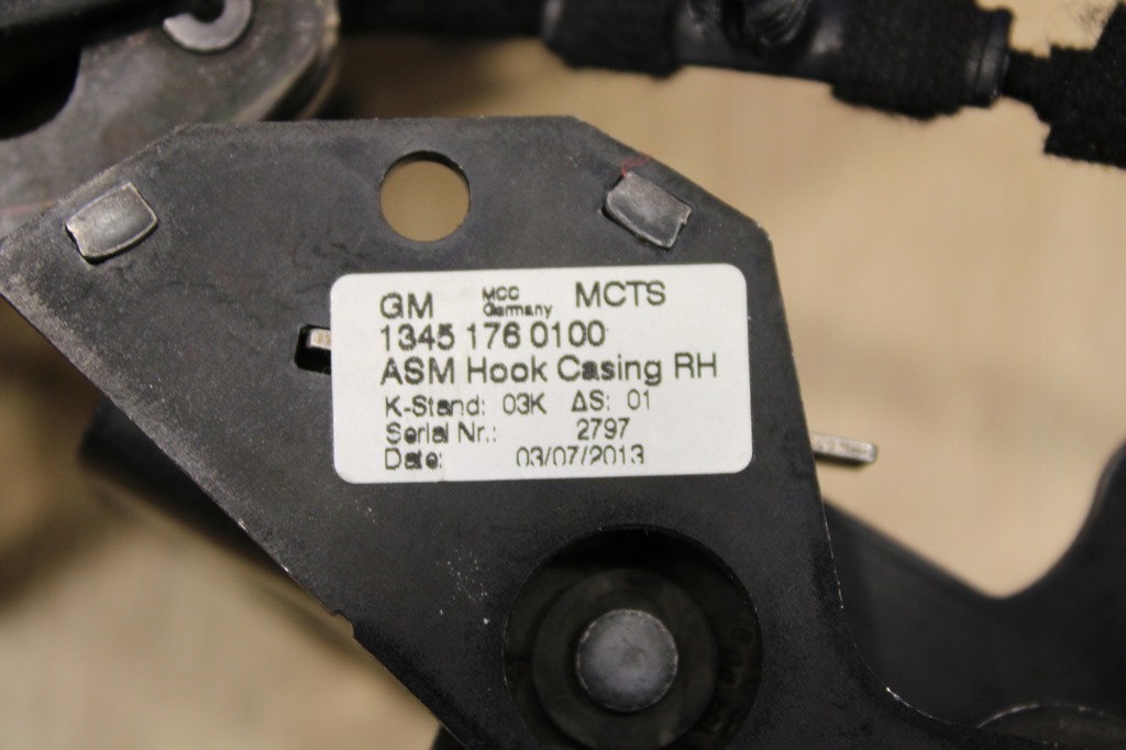 фото №5, Замок крыша правый левый opel cascada