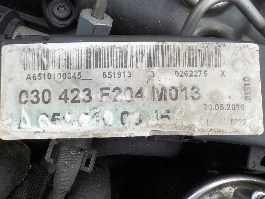 фото №11, Mercedes w204 2.2 cdi 136km двигатель 651913 kompletny film