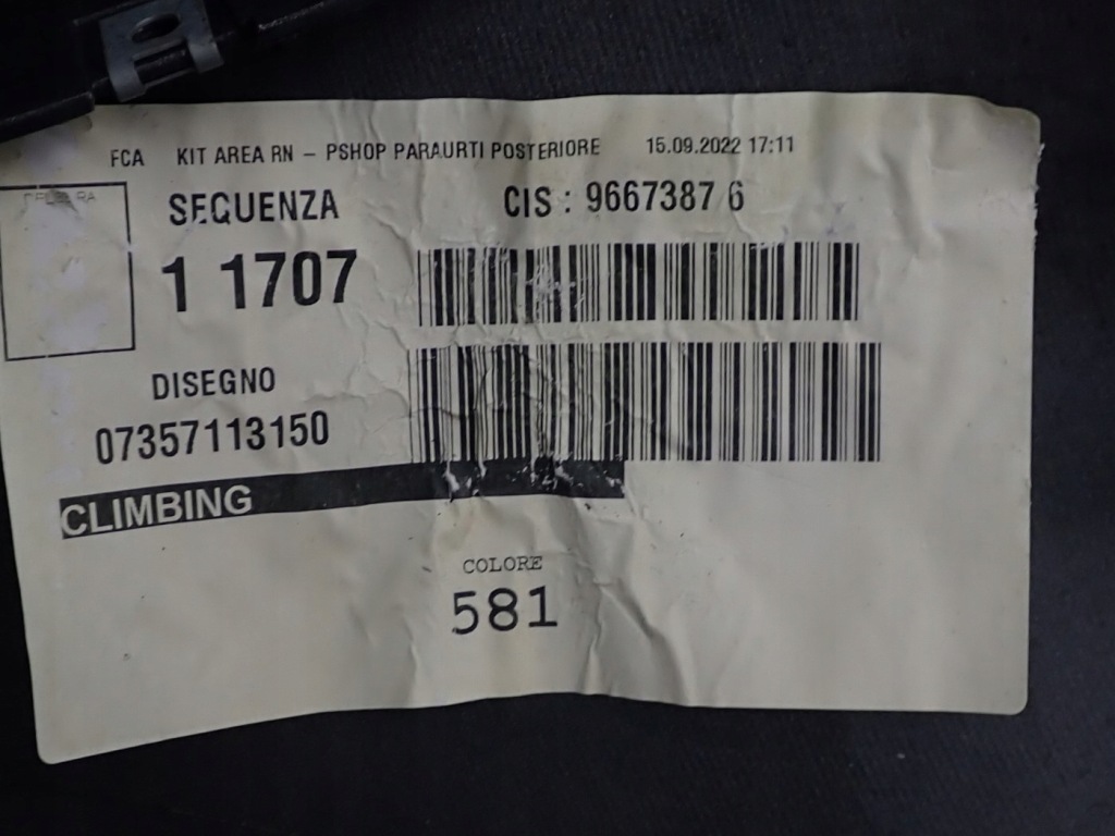 Бампер задний задний комплектный  fiat panda 3 cross 3 2xlampka 735521361 Цена