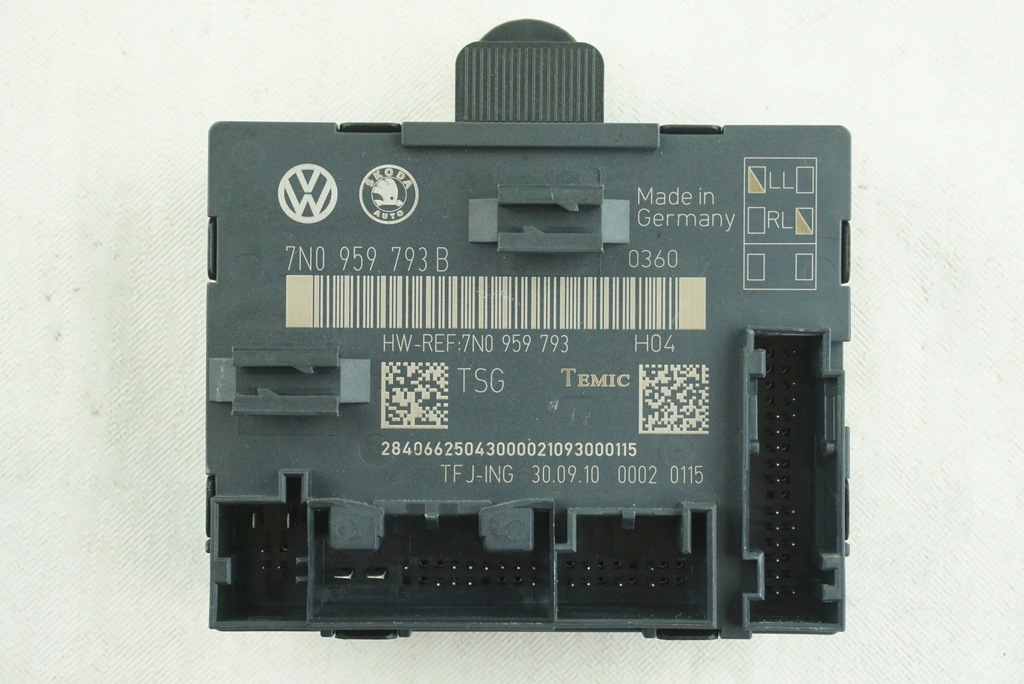 фото №1, Модуль дверь vw sharan ii 7n0959793b