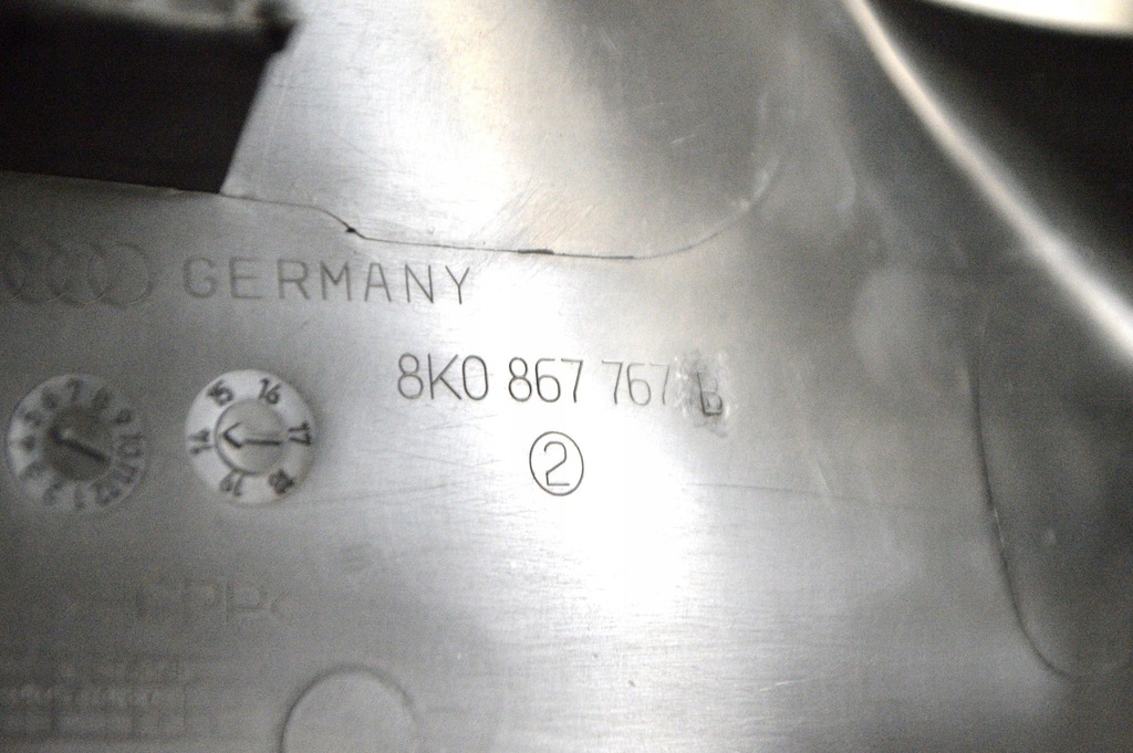 фото №6, Audi a4 s4 b8 8k 2014 правая сторона молдинг порог задняя