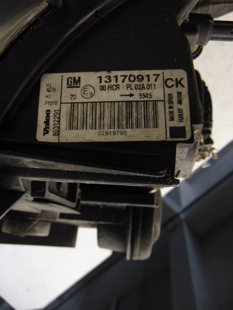 фото №11, Лампа левая перед передняя opel vectra c lift 2005r- signum europa