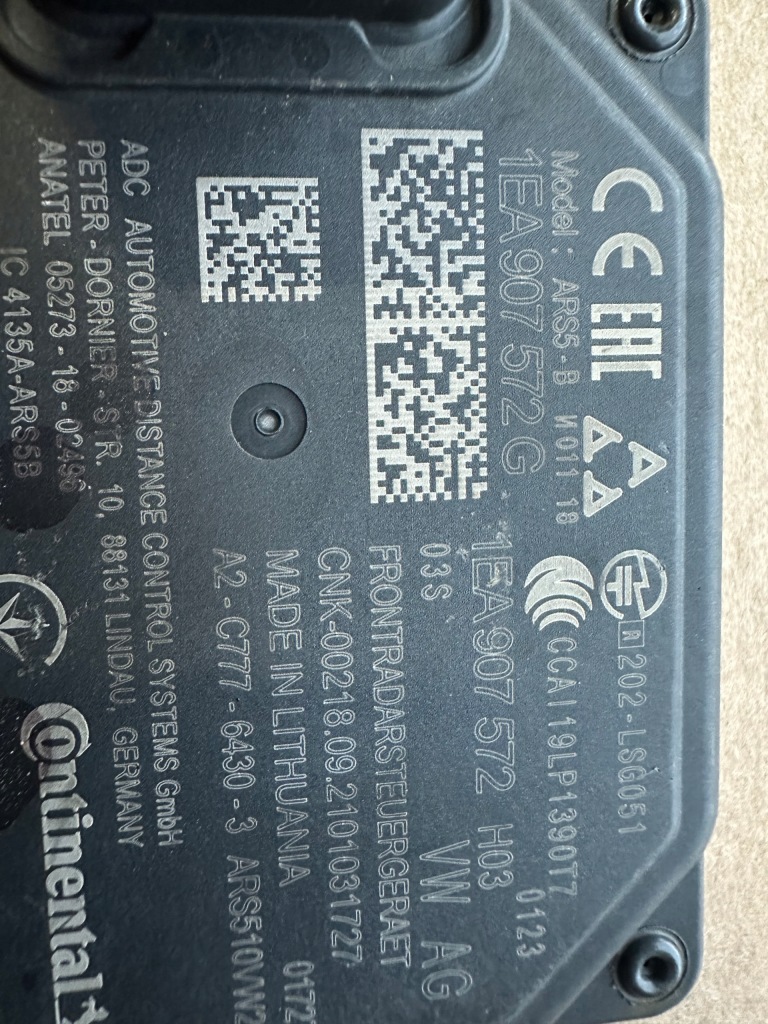 фото №2, Радар датчик 1ea907572h03