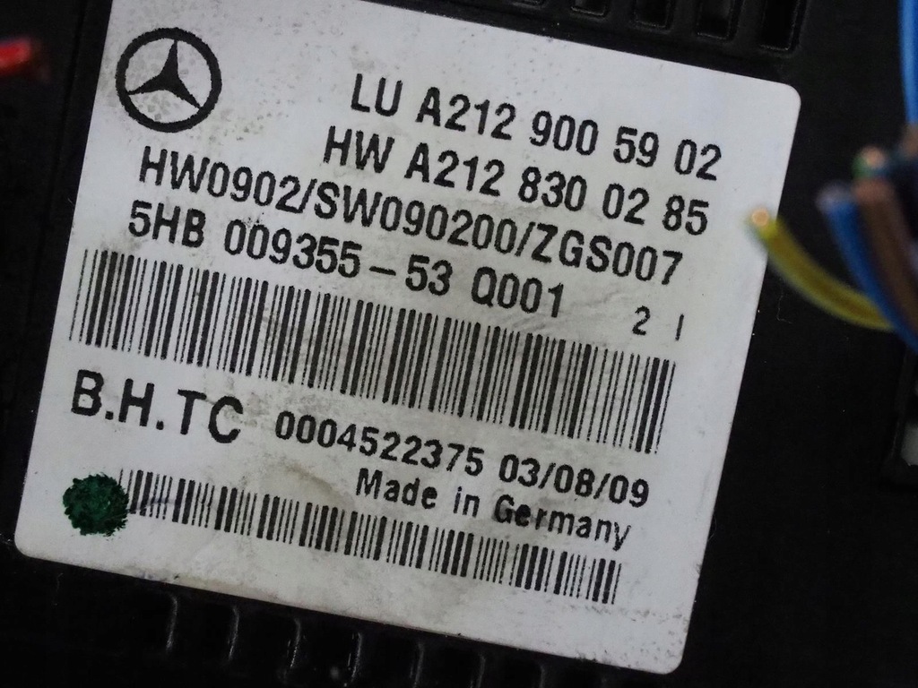 фото №14, Mercedes e w212 панель кондиционера a2129005902