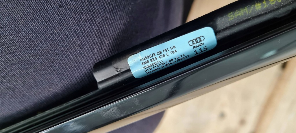 фото №8, Sq8 4m rsq8 q8 молдинг ущільнювач двері права правий задня sline 24r 4m8839476c