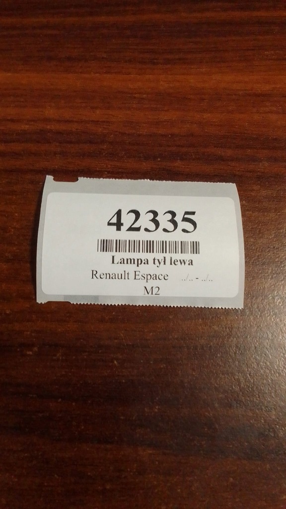 фото №9, Renault espace iv лампа левый задняя 8200027153