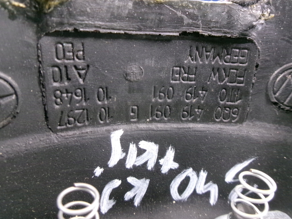 фото №5, Vw touran воздуховод кожаный 1t04190914ec+2airbagi +блок управления