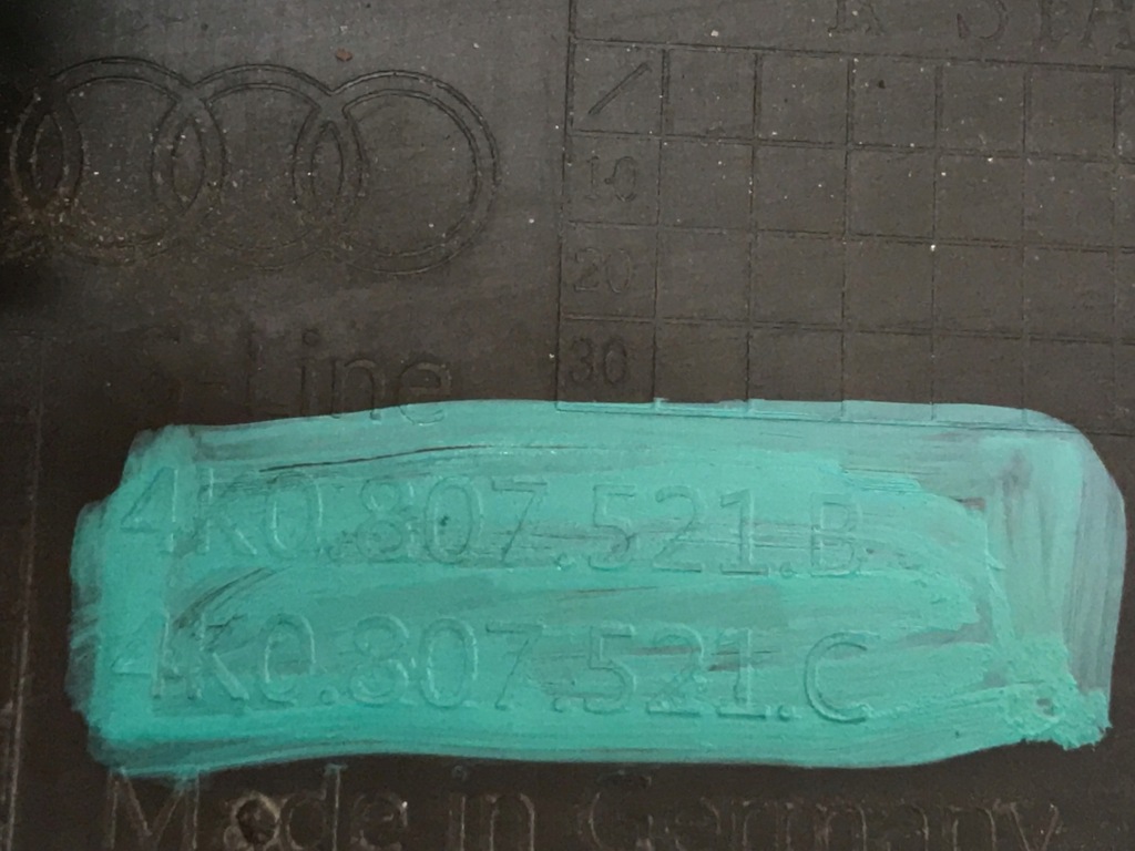 фото №11, Дифузор спойлер бампера задня audi a6 c8 4k0807521b