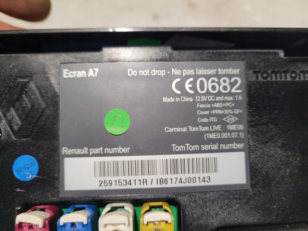 фото №6, Дисплей екран renault megane iii 284b19091r