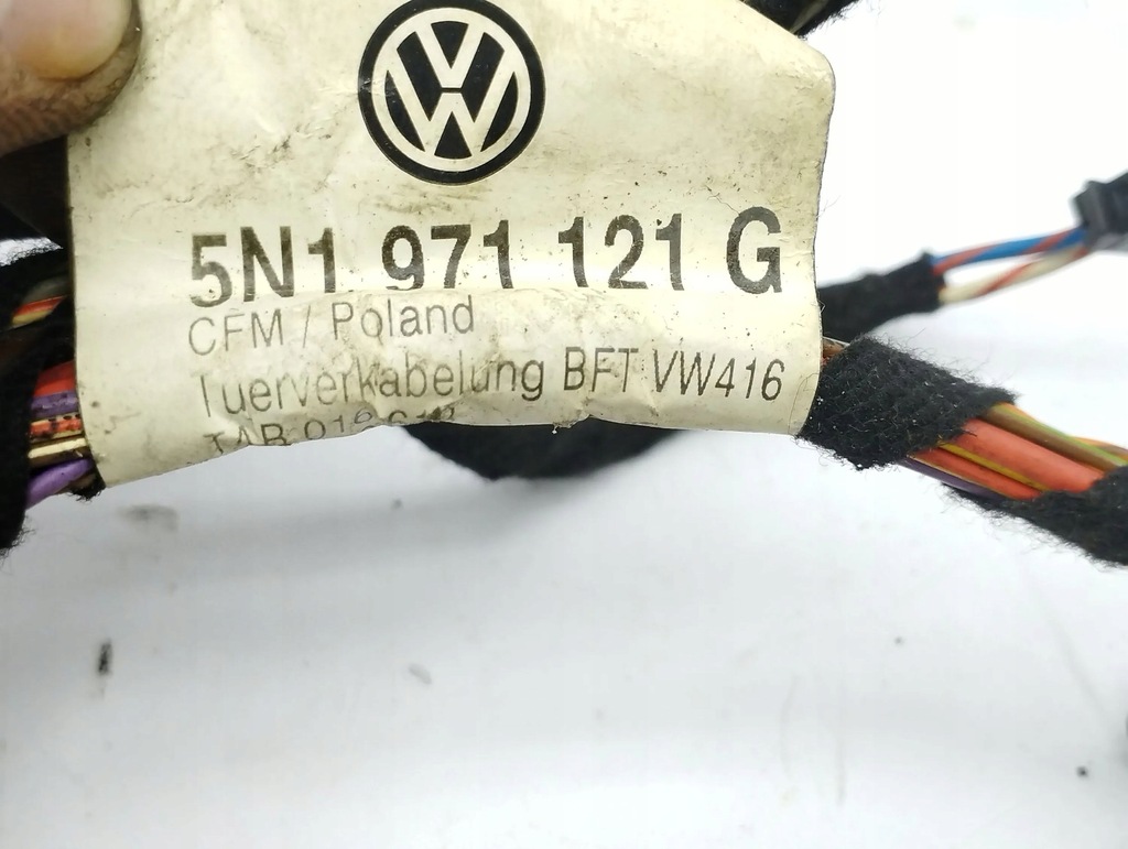 фото №6, Volkswagen tiguan 2008 ліва сторона джгут трубопровід двері передніх