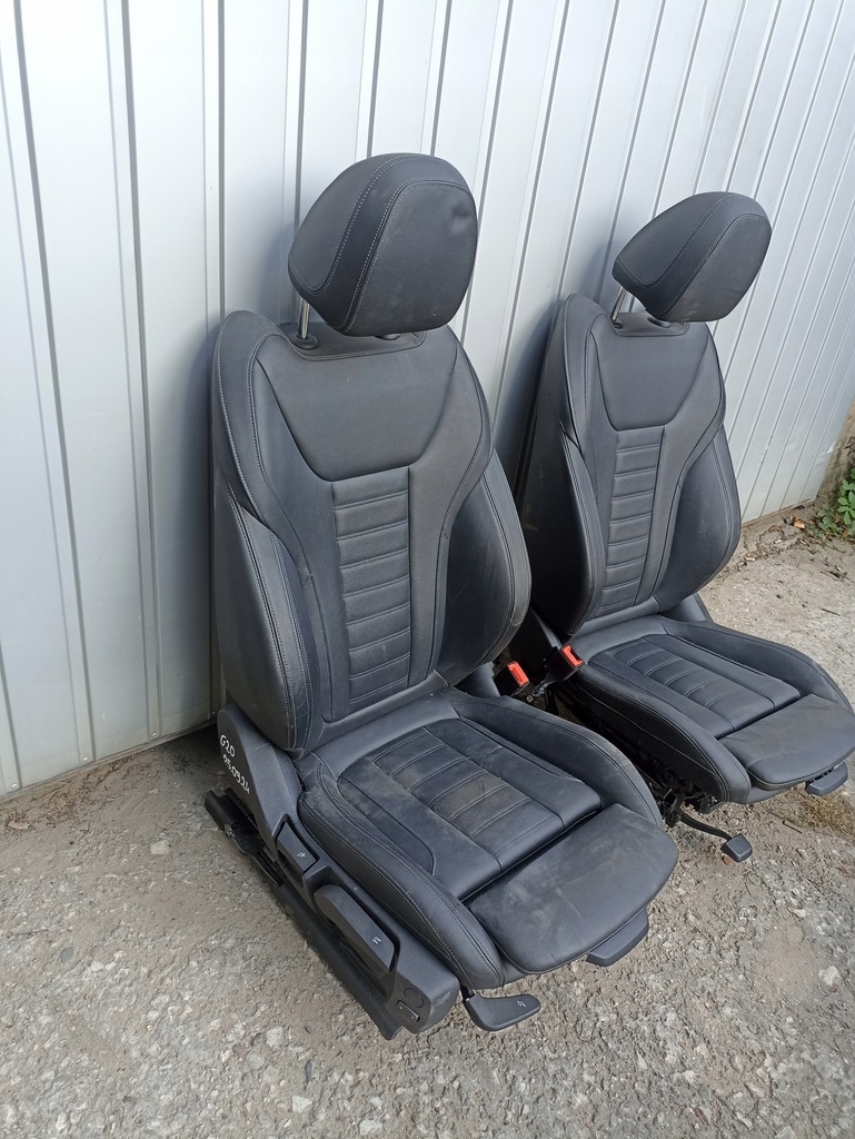 фото №10, Bmw 3 g20 сидіння заднє сидіння шкіра