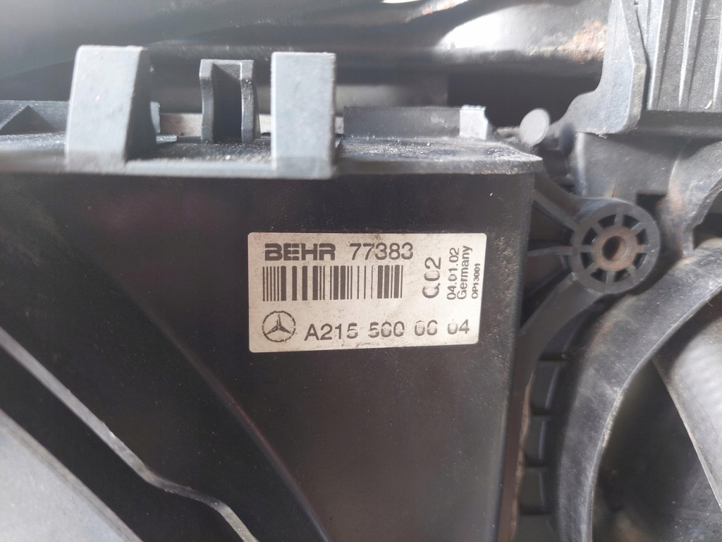 фото №11, Pas перед передній підсилювач радіатор mercedes cl 55 amg 5.5 v8 w215