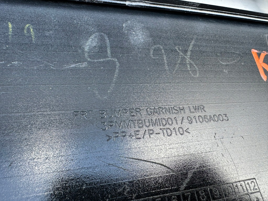 фото №14, Mitsubishi l200 6 vi 19r- спойлер накладка бампера перед передня 9106a003