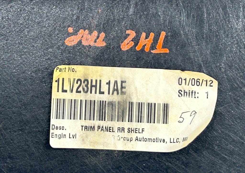 фото №8, Lancia thema ii 11- полка задняя защита динамиков задняя 1lv23hl1ae