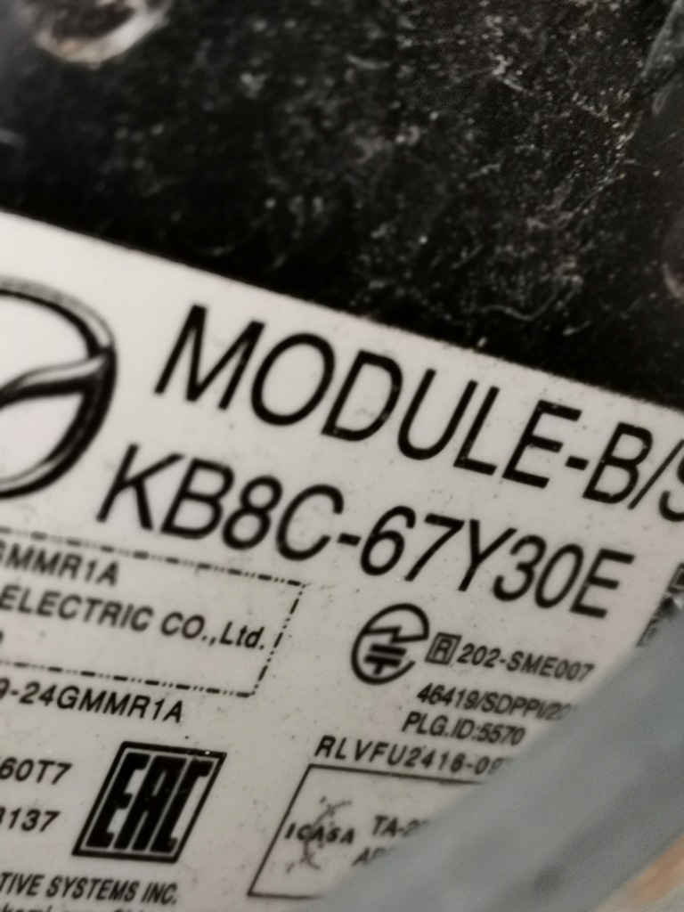 фото №2, Mazda cx5 ii 17- радар задняя задний правый kb8c-67y30e