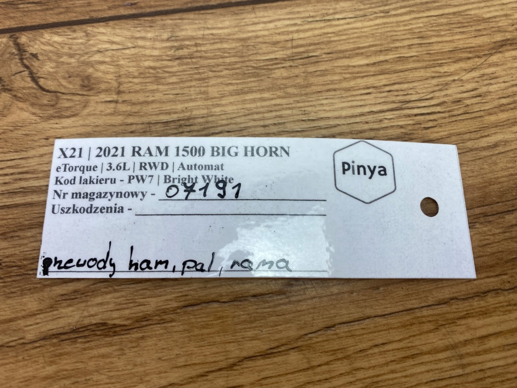 Штифты клипсы трубопровод система тормозной топлива рама dodge ram 1500 2019+ америка Недорого