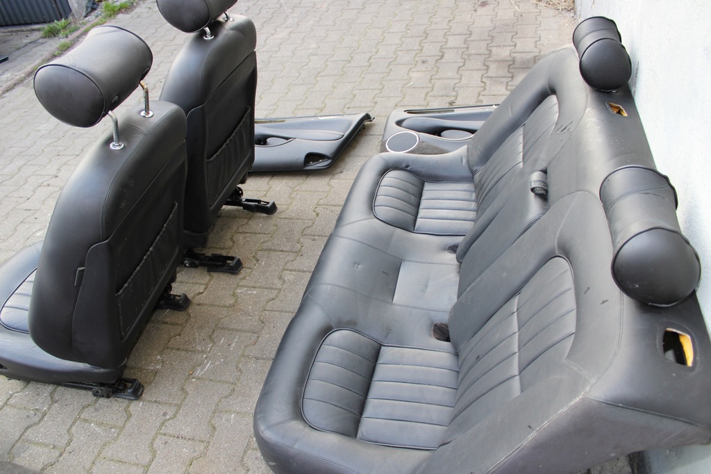 фото №9, Jaguar xj x308 сиденья заднее сиденье кожа чёрные + обшивки europa электрический podgr