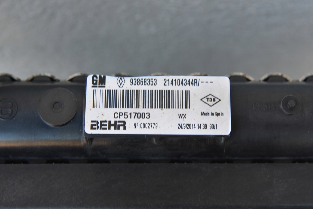 фото №7, Trafic iii talento ii nissan 1.6dci вентилятор радиатора + радиатор wody