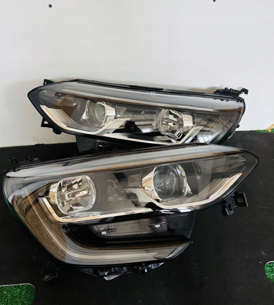Купить Фонари передние фары renault megane обычная + длинный led демонтаж европа
