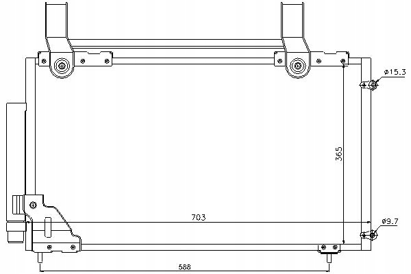 фото №1, Nissens 94735 конденсатор, кондиционер