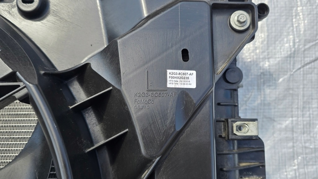 фото №9, Комплект радіатор вентилятор ford edge mk2 2.0 ecoblue lift k2g3-8c607-af qq