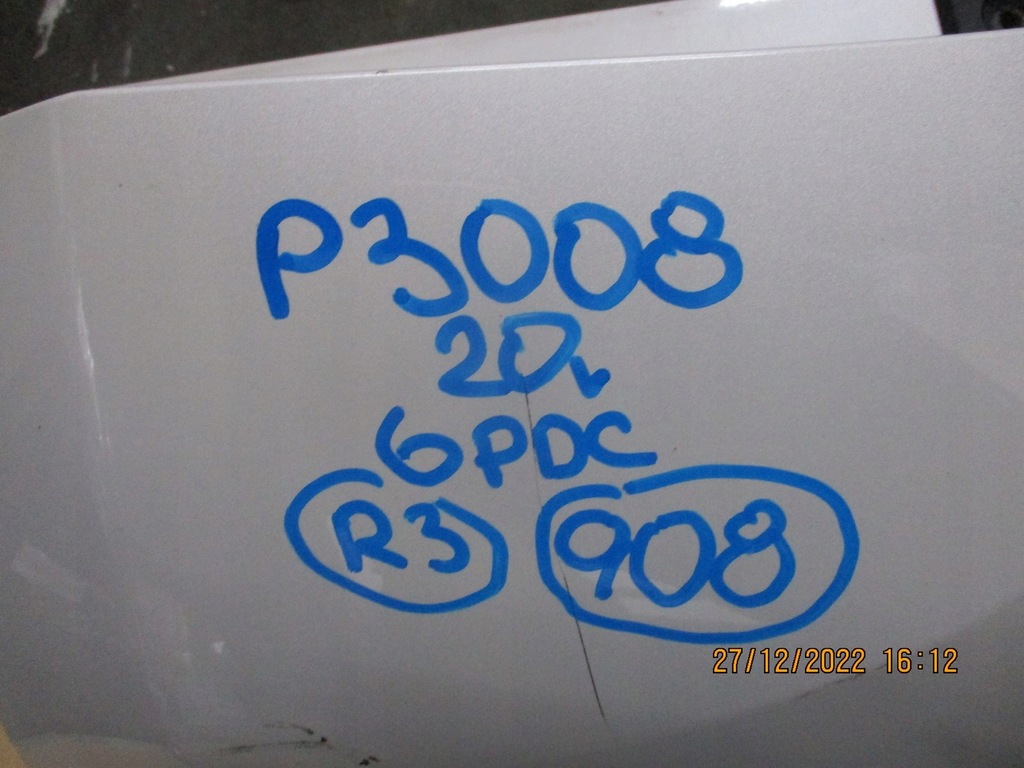 фото №12, Бампер peugeot 3008 ii 6x pdc задняя задний