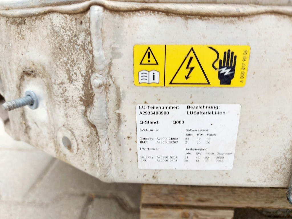 фото №8, Mercedes eqc n293 w293 23r. аккумулятор аккумулятор 80kwh a2933408900