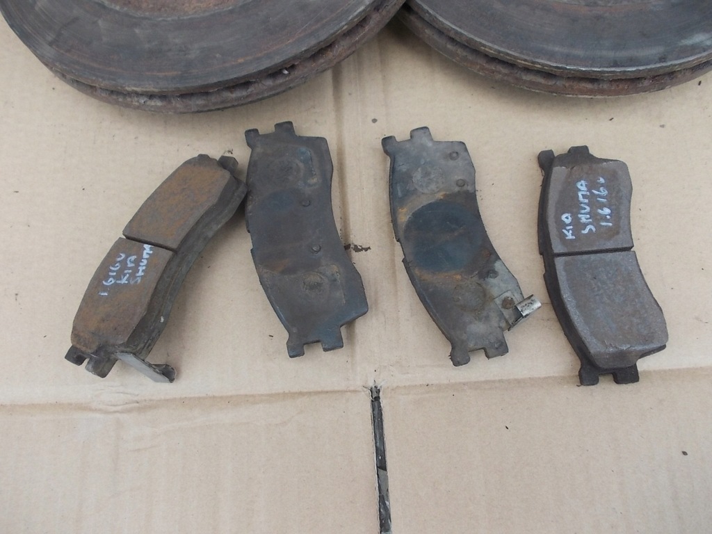 фото №6, Тормозные диски тормозные передние тормозные колодки kia shuma 1,6 16v 2001 r