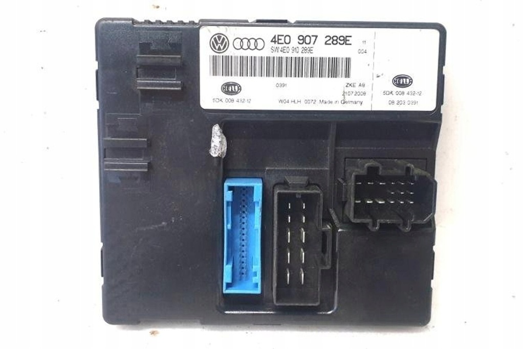 фото №1, Модуль комфорта audi 4e0907289e 2008