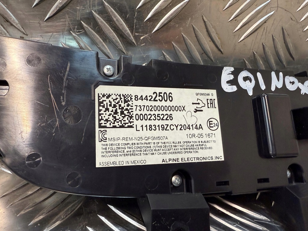 фото №12, Chevrolet equinox iii 17-21 usa панель кондиционера обдув 84422506