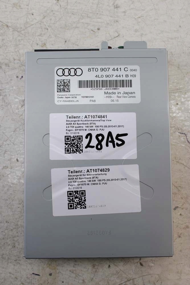 фото №6, Audi a4 a5 q5 fl камера заднего вида 8t0907441c 5n0827566aa + модуль блок управления 4l