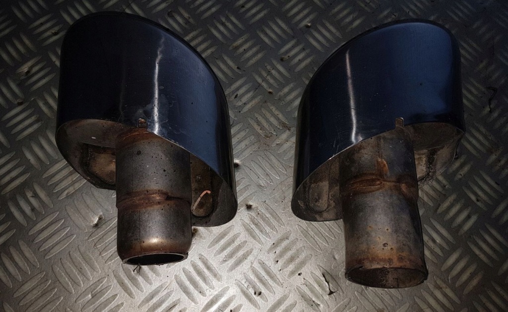 фото №9, Jaguar xf x250 lift 3.0 sc гаситель конечный наконечник хром глушителя комплект