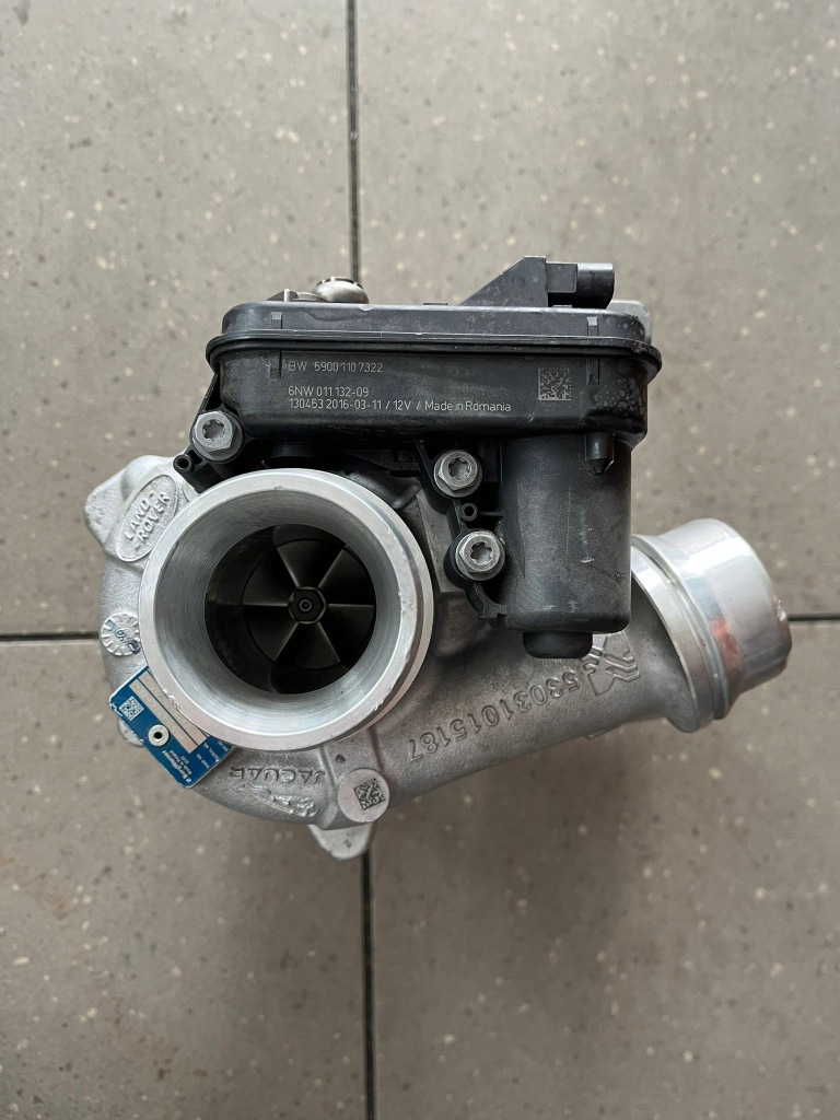 фото №1, Turbosprężakra jaguar xe xf f-pace discovery range evoque 2.0 h4p3-6k682-dc