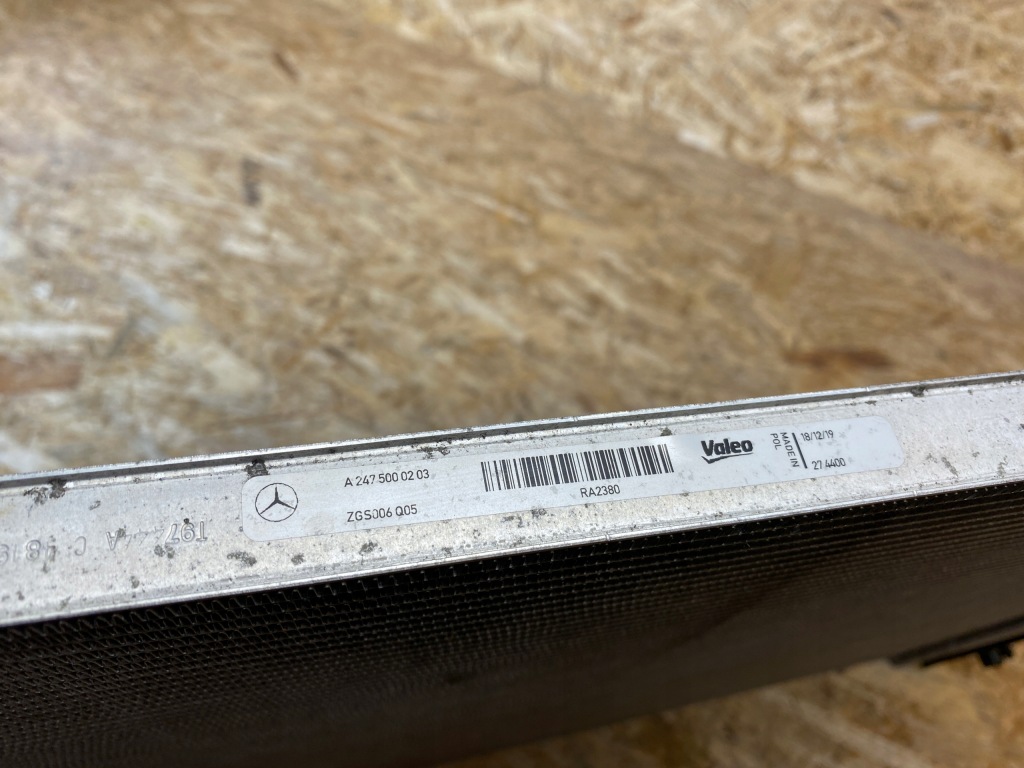 фото №11, Радиатор wody mercedes w177 w247 w118 1.5d a2475000203