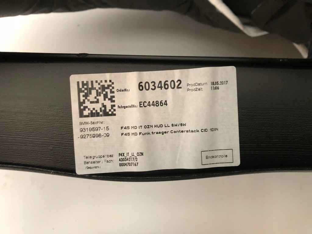 фото №4, Bmw 2 f45 f46 приборная панель приборная консоль оригинал