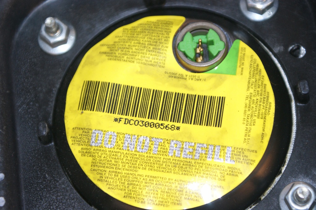 фото №10, Подушка подушка безпеки водія opel astra h 13168455