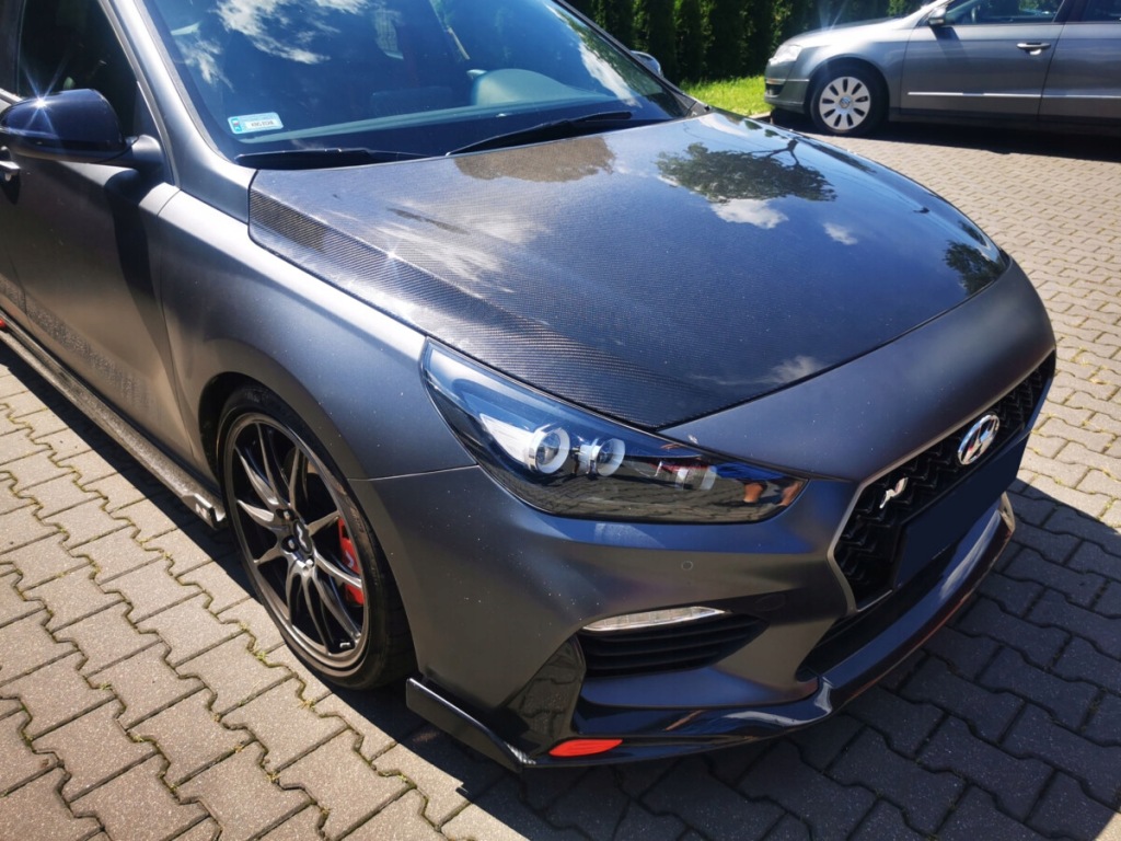 Купить Оригинал карбон капот крышка двигателя оригинал hyundai i30n идеальное состояние