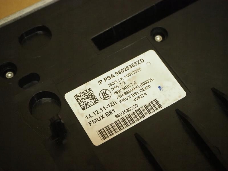 фото №8, Панель керування радіо обдув citroen ds5