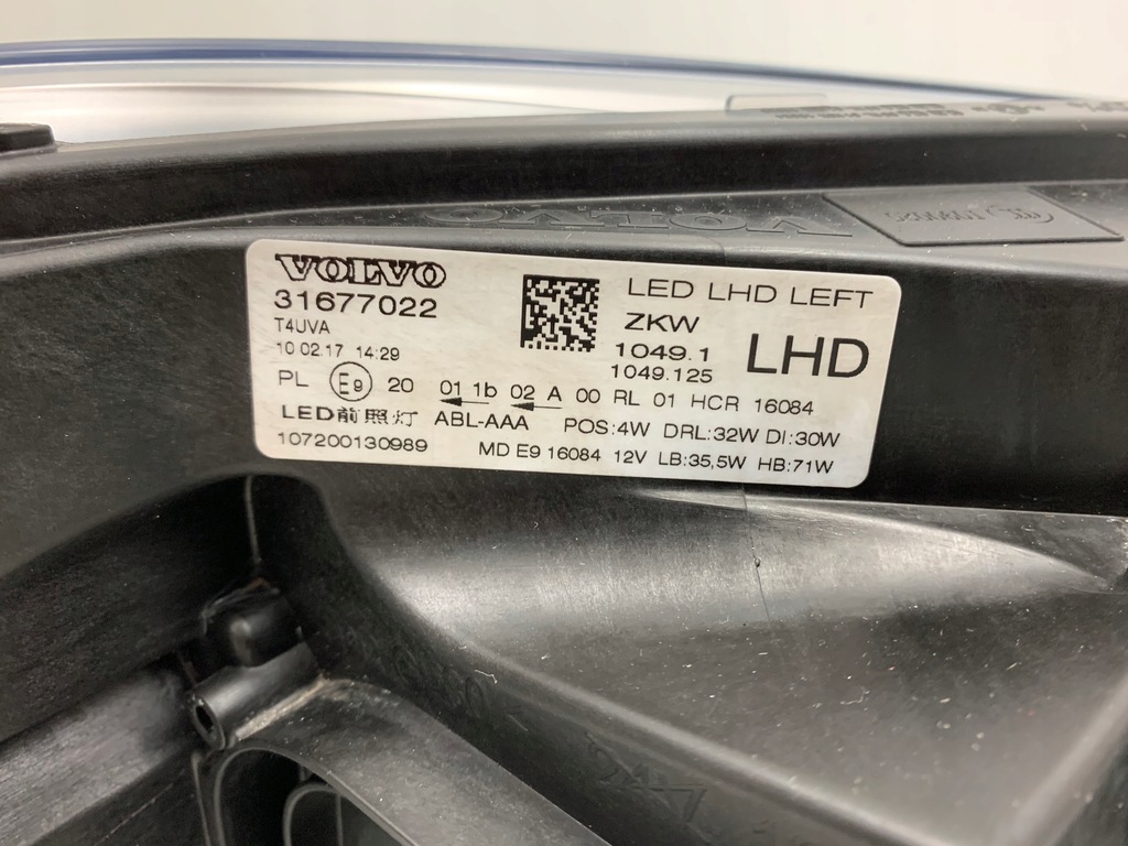 фото №12, Volvo v40 ii lift 16-19 лампа ліва full led