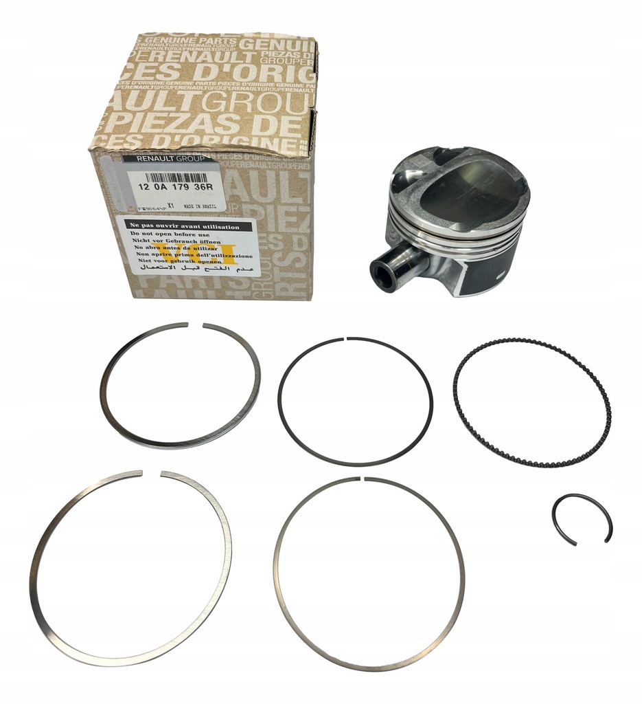 фото №1, Оригинальный номер поршень renault clio iv megane iv 1.2 tce 120a17936r