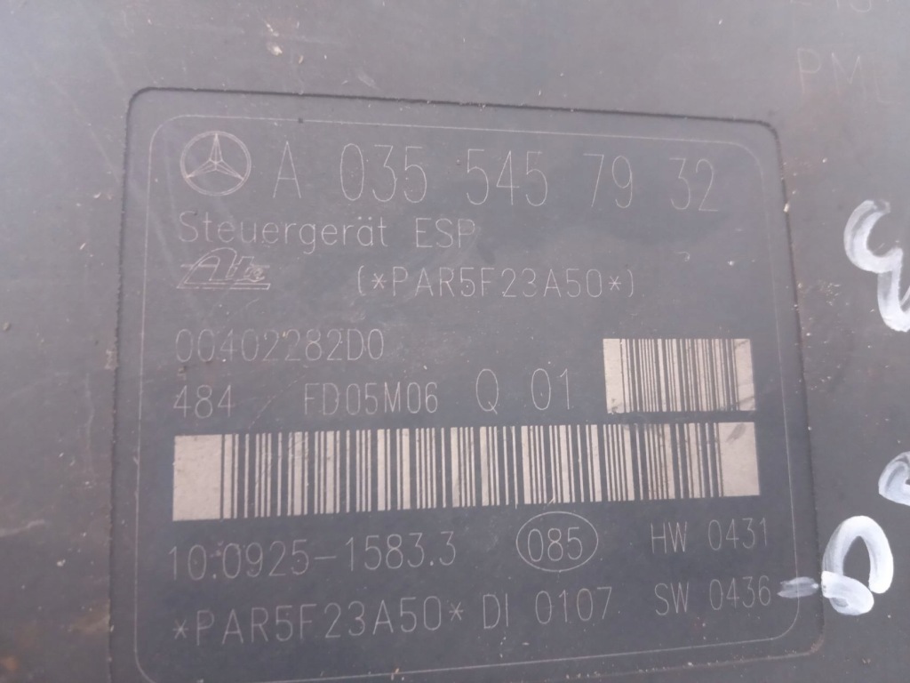 фото №4, Насос abs блок управления mercedes slk w171 r171 w209