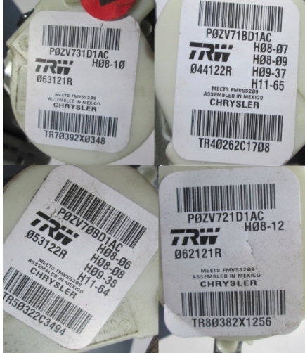 фото №15, Chrysler town country pas левый правый ii iii ряд dodge grand caravan задняя