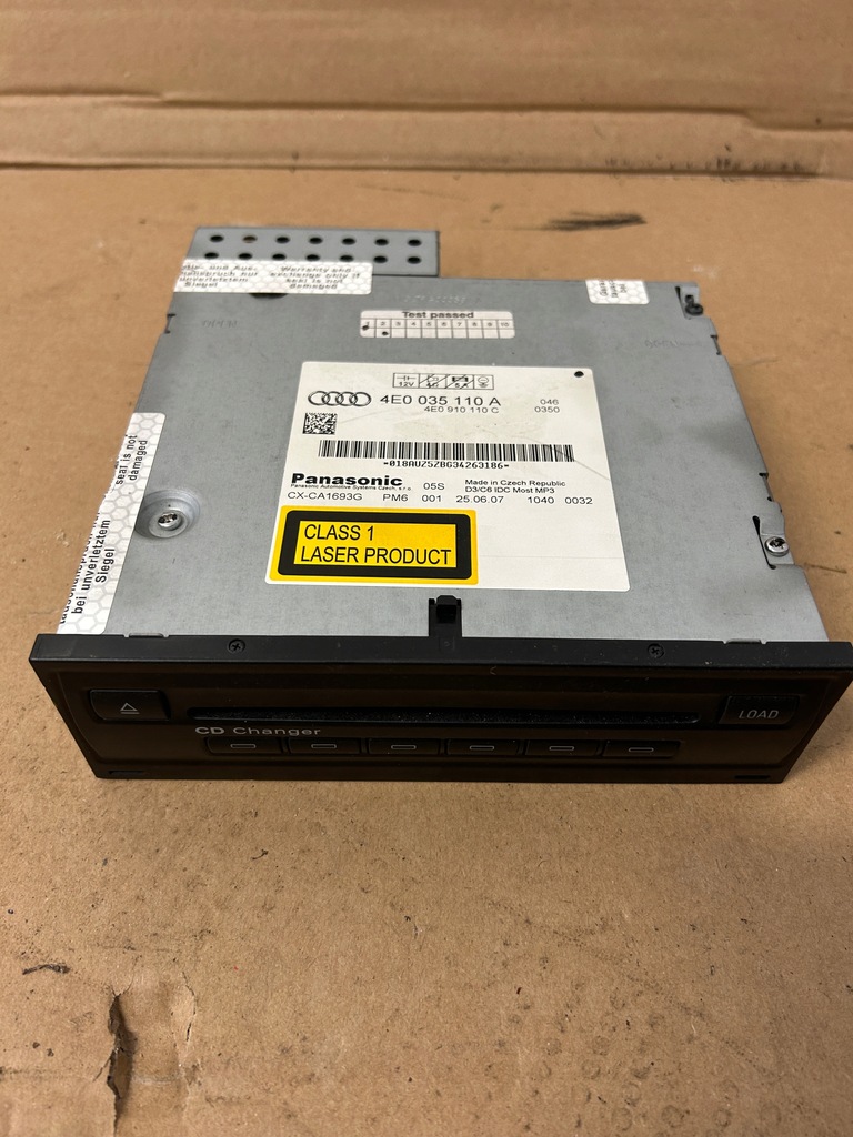 фото №8, Чейнджер дисков cd audi a6 c6 a8 s8 d3 4e0910110e