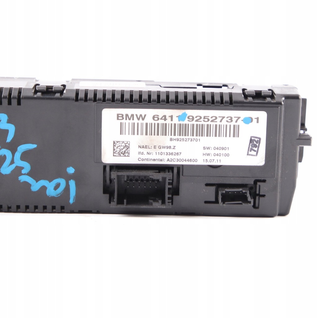 фото №11, Bmw x3 f25 панель перемикачі кондиціонера обдув 9252737