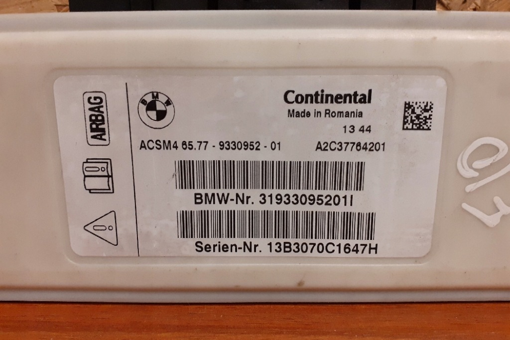 Купить Модуль подушка безопасности bmw 5 f10 9330952 2013