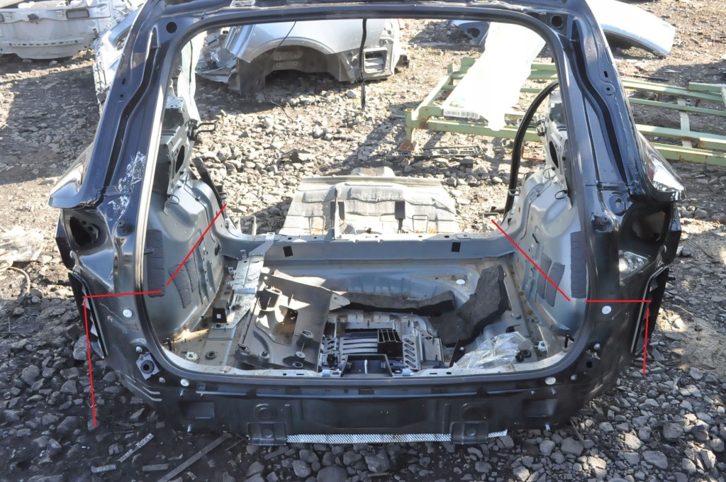 Купить Volvo xc40 pas задняя задний поддон